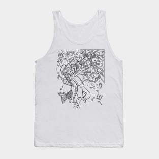 Fish with Trumpet Tank Top